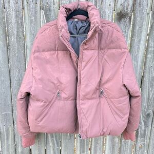 Puffer Jacket - Brown / M
